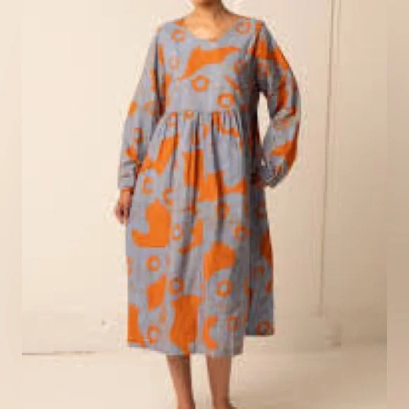 Osei Duro Mariam dress in print “all ideas” NWT - Picture 2 of 3